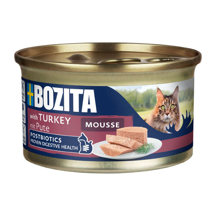 BOZITA Katzen-Nassfutter Mousse Farm Mix